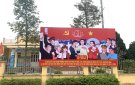 Xã Đông Hòa đẩy mạnh công tác tuyên truyền cổ động trực quan Cuộc bầu cử Quốc hội khóa XV và bầu cử Hội đồng nhân dân các cấp, nhiệm kỳ 2021-2026